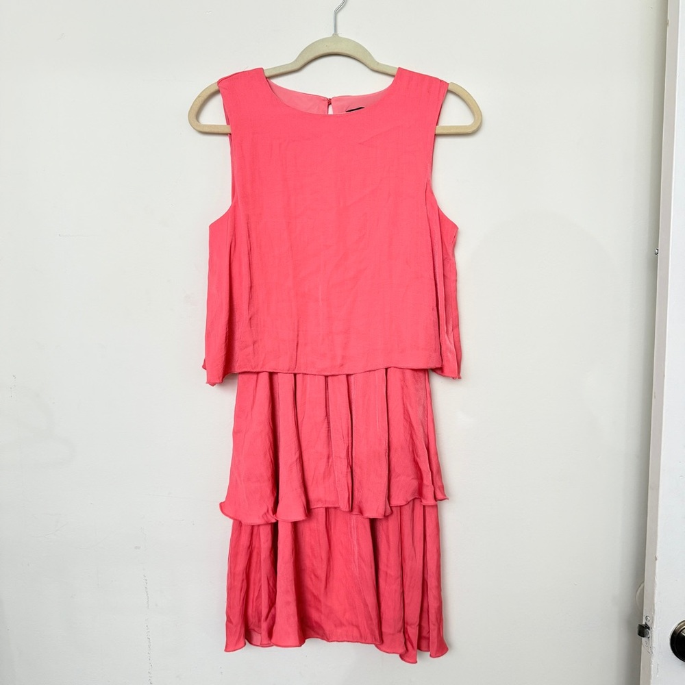 Sam Edelman Solid-hued Tiered Dress - Picture 2 of 5